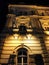 Novi Sad Serbia town hall night scenery facade details