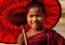 A novice at Buddhist temple in Bagan, Myanmar