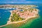 Novigrad Istarski historic coastal town aerial view