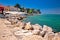 Novigrad Istarski idyllic coastline and town waterfront view