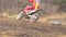 Novokuzneck, Russia - 21.04.2018: motocross competitions