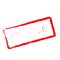 Now hiring red rubber stamp isolated on white.
