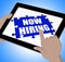 Now Hiring Tablet Means Job Vacancy And Recruitment