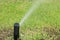 Nozzle automatic watering system