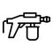 Nozzle sprayer icon outline vector. Painter air