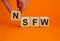 NSFW - not safe for work symbol.