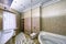 Nterior design stylish bathroom luxury house.