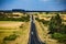 Ntulele Highway Road Landscape Nature Travels in Narok County Engulfed with Wheat Farm Plantations Food Great Rift Valley Kenya