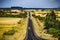 Ntulele Highway Road Landscape Nature Travels in Narok County Engulfed with Wheat Farm Plantations Food Great Rift Valley Kenya