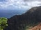 Nualolo Trail to Lolo Vista Lookout in Waimea Canyon on Kauai Island, Hawaii.