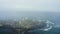 Nubble lighthouse in fog