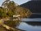 Nubeena Boat houses on Tasman Peninsula Tasmania