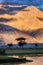 Nubra river in Nubra valley in Himalayas