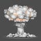 Nuclear bomb explosion