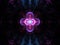 Nuclear cold fusion abstract fractal background