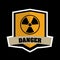 Nuclear design. danger and industry concept