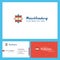 Nuclear Logo design with Tagline & Front and Back Busienss Card Template. Vector Creative Design