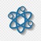 Nuclear Power Atom Molecule Icon