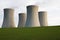 Nuclear power cooling towers