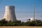 Nuclear power plant cooling tower and nuclear reactor