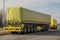 nuclear waste being transported in specialized, secure trucks to its final resting place