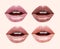 Nude lips set