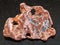 nugget of Native copper stone on dark background