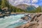 Numa falls and the Vermillion river in Kootenay National Park.British Columbia.Canada