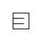 Number 3 square thin design symbol vector