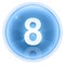 Number eight icon ice
