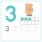 Number writing practice 3