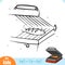 Numbers game, education game for children, Electric Contact Grill