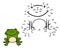 Numbers game, game for children (frog)