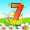 Numbers serie for kids - #07