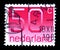Numeral, 50 Dutch cents, Figure type \