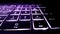 Numeric keyboard - purple