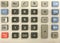 Numeric keypad of old fashioned of calculator