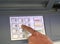 numeric keypad to enter the PIN to access the bank s ATM functio