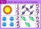 numerical planets. count the planets and write down their number