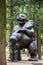 Numerous giant size stone statue at Nami Island Seoul South Korea