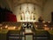 Numerous votive candles in the St. Patrick's Cathedral in New York City.