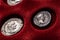 Numismatics.Authentic silver denarius, antoninianus of ancient Rome. A collector holds an old coin.Ancient coin of the Roman