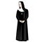 Nun with Cross isolated vector