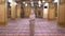 Nun in Robe Stands Inside an Islamic Mosque. Egypt