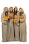 Nuns with halloween pumpkins