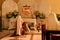 Nuns kneeling in adoration of the Blessed Sacrament