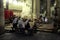 Nuns praying in the Church of the Holy Sepulchre in Jerusalem