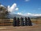 Nuns sisters in black greek orthodox religion  in sunny day looking at a lake