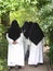 Nuns walking