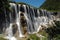 Nuorilang Waterfall in Juizhaigou Nine Villages Valley, Sichuan, China